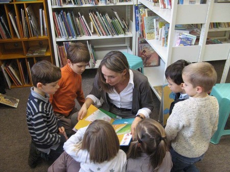 Visite à la bibliothèque