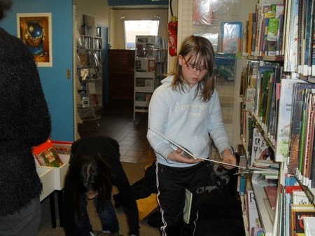 Sortie à la bibliothèque