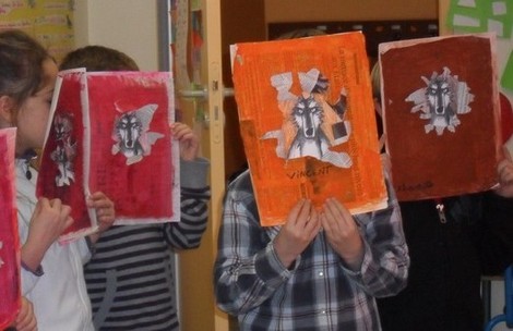 Arts Plastiques autour du loup.