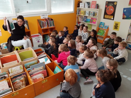 Visite à la bibliothèque Visite à la bibliothèque