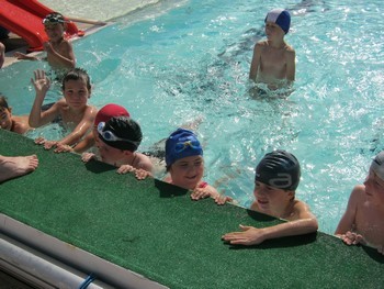 Les séances de piscine