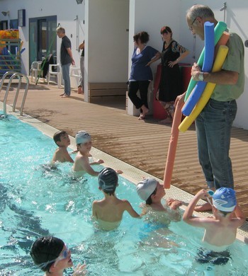 Les séances de piscine