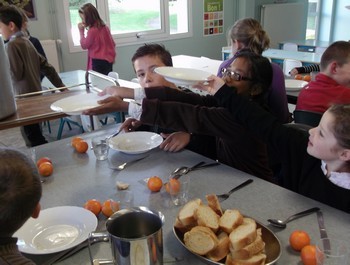 Semaine du goût à la cantine