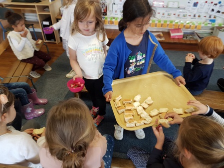 Dégustons nos radis ! Dégustons nos radis !