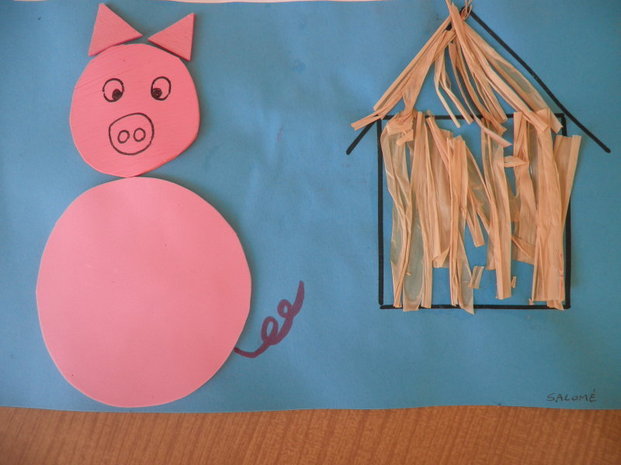 Une maison bien solide. Une maison bien solide.