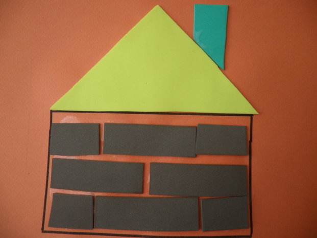 Une maison bien solide. Une maison bien solide.