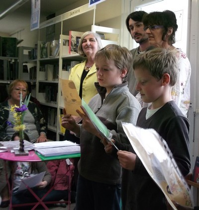 Poésie à la bibliothèque