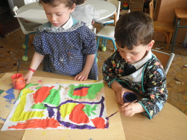 Peinture à deux Peinture à deux