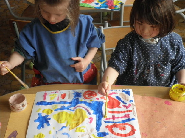 Peinture à deux Peinture à deux