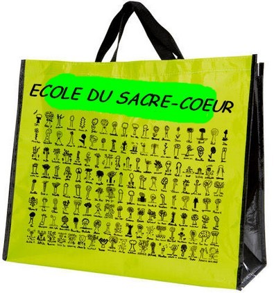 Distribution des sacs cabas