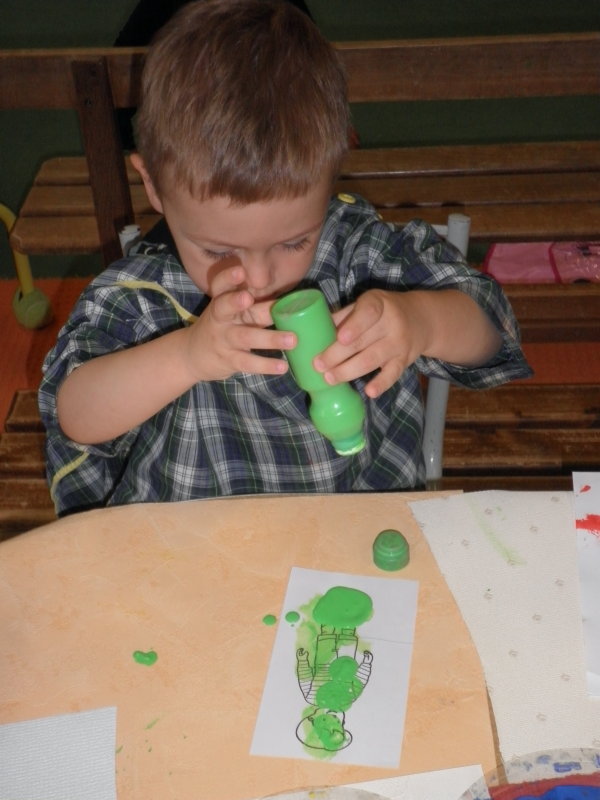 Premiers essais de peinture! Premiers essais de peinture!