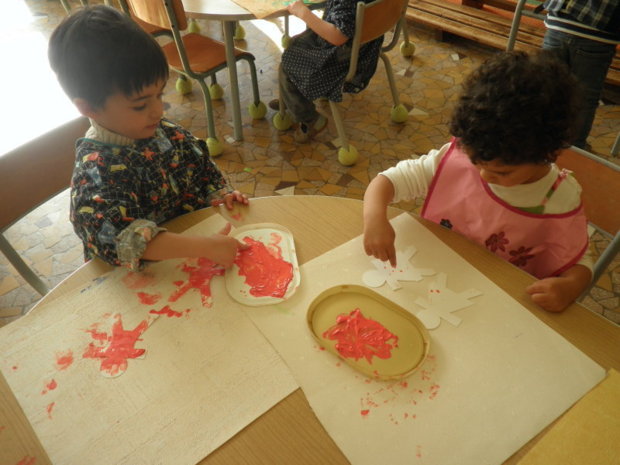 Premiers essais de peinture! Premiers essais de peinture!