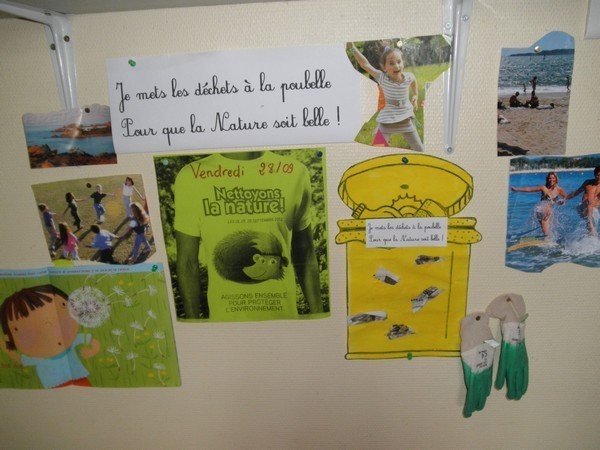Les grands et les petits nettoient la nature... Les grands et les petits nettoient la nature...