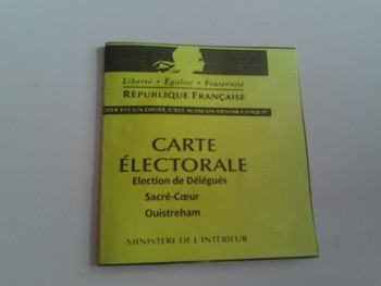 Campagne électorale au Sacré-Coeur