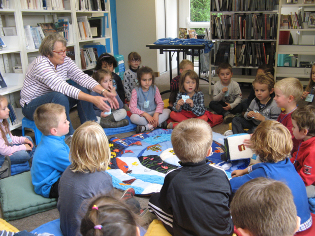 Visite à la bibliothèque des MS-GS Visite à la bibliothèque des MS-GS