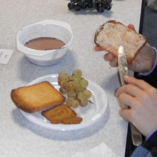 Le petit déjeuner des grands...