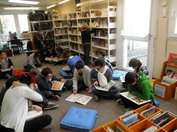 Sortie à la bibliothèque