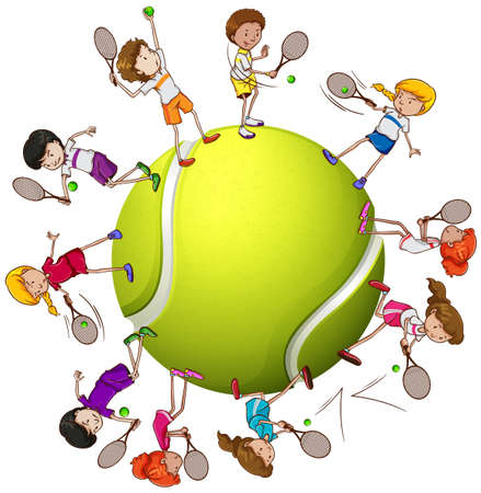 Mini-tennis en maternelle Mini-tennis en maternelle