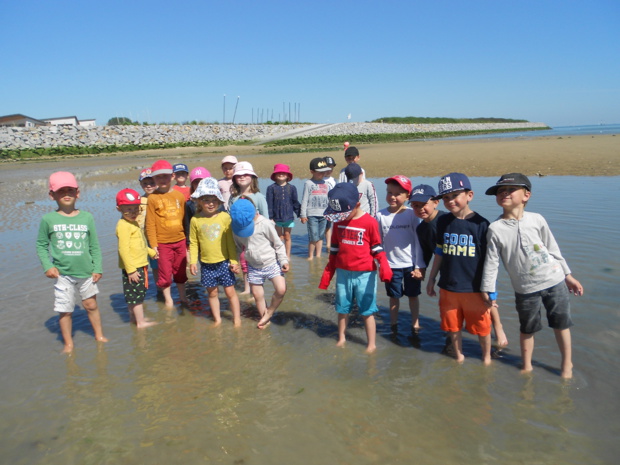 Sortie à la plage  pour les MS