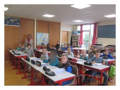 Voici la classe de CM1/CM2. Voici la classe de CM1/CM2.