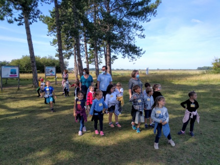 Rand'art insolite à Sallenelles pour les GS Rand'art insolite à Sallenelles pour les GS