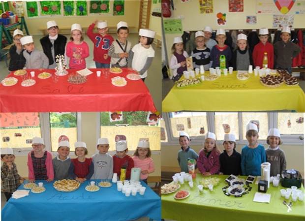 Voici les "p'tits chefs" ! Voici les "p'tits chefs" !