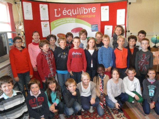 Les grands de l'école sensibilisés à l'équilibre alimentaire et à l'élevage français.