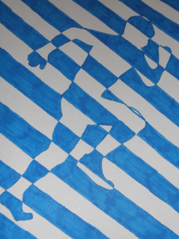 A la manière de Vasarely A la manière de Vasarely