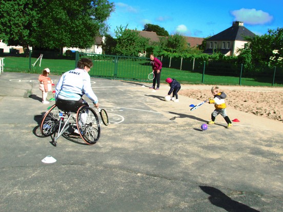 Découverte du tennis en Petite section