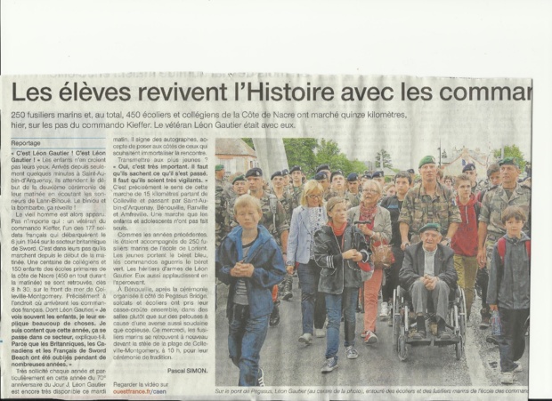 Ouest France du mercredi 4 juin. Ouest France du mercredi 4 juin.