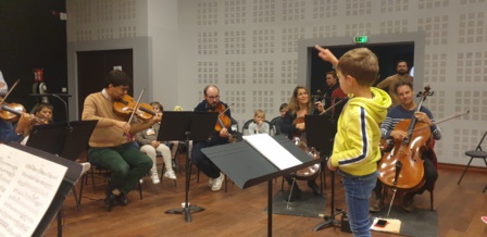Animation "un enfant dans l'orchestre" Animation "un enfant dans l'orchestre"