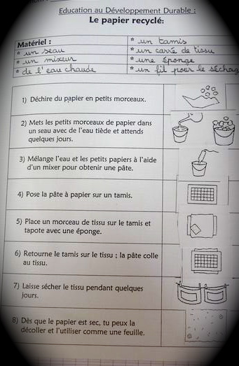 Recyclons le papier ! Recyclons le papier !