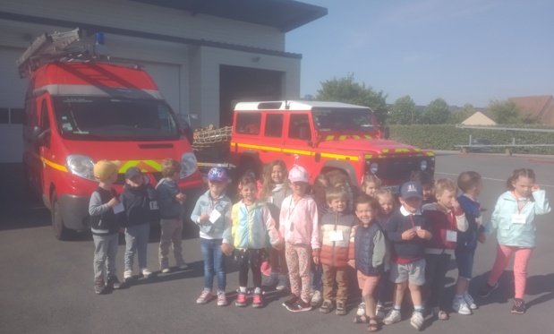 Les PS MS à la caserne des pompiers !