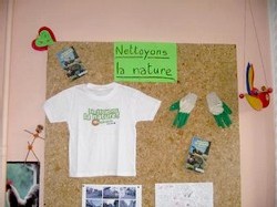 Ecole Sacré Coeur, Ouistreham, Nettoyons la nature !