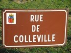 Ecole Sacre Coeur, Ouistreham, La rue de Colleville