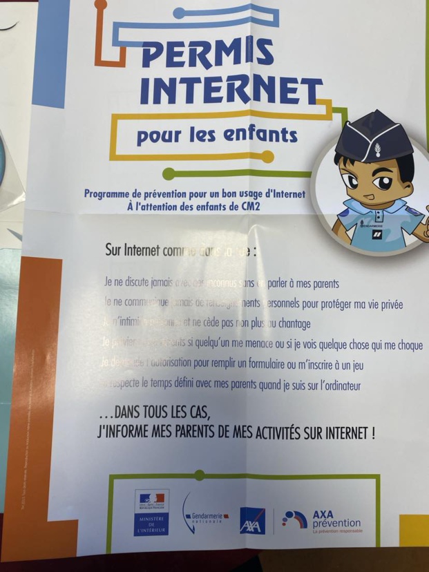 Permis Internet en CM2 Permis Internet en CM2