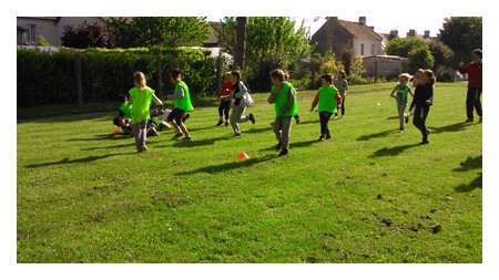 Séances de rugby en CE2