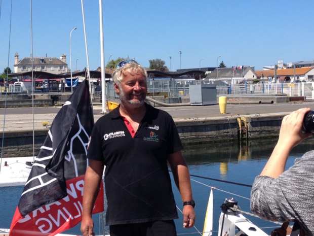 Arrivée d'Yvan Bourgnon Arrivée d'Yvan Bourgnon