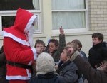 Ecole Sacre Ceur, Ouistreham, visite du Père Noël