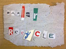 Les GS/CP fabriquent du papier recyclé