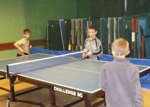 Les photos du tennis de table CE2