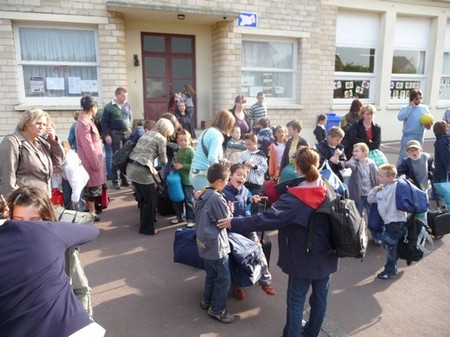 Premier jour en classe verte ! Premier jour en classe verte !
