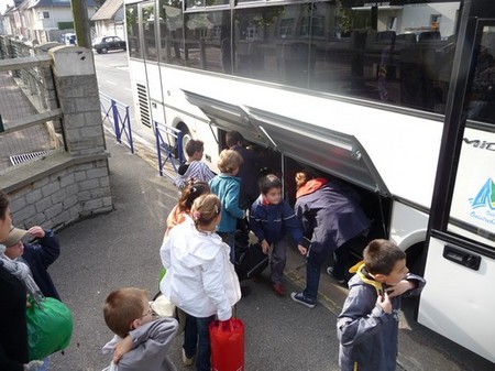 Premier jour en classe verte ! Premier jour en classe verte !