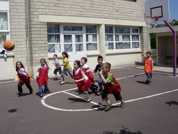 Troisième séance de basket!!