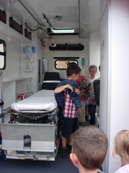 Visite au centre de secours de Ouistreham Visite au centre de secours de Ouistreham