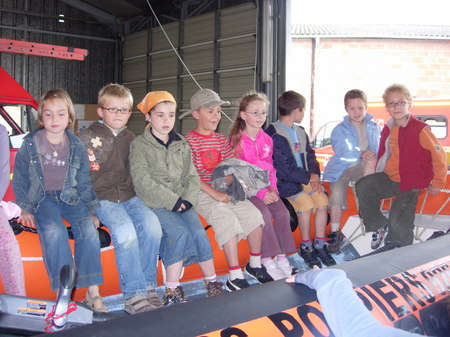 Visite au centre de secours de Ouistreham Visite au centre de secours de Ouistreham