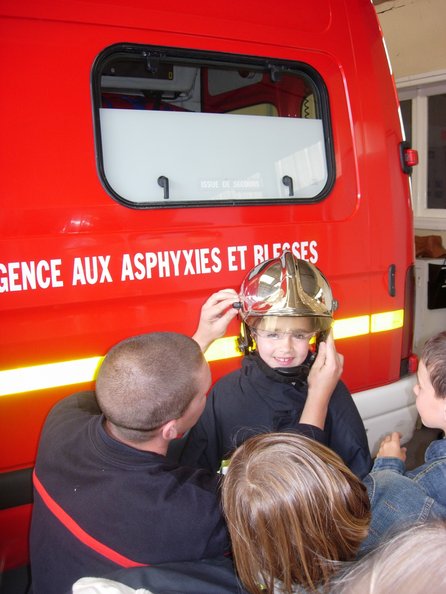 Visite au centre de secours de Ouistreham