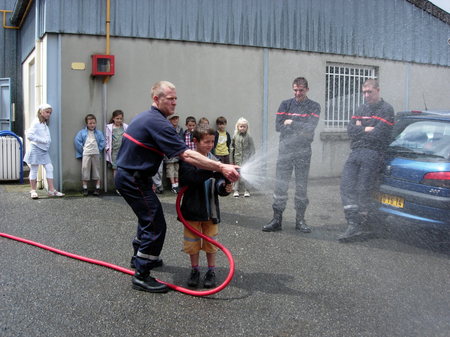 Visite au centre de secours de Ouistreham