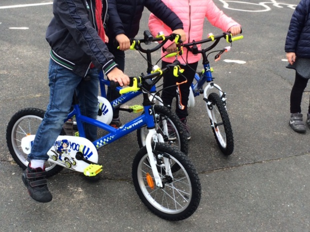 Des nouveaux vélos de grands pour la Maternelle