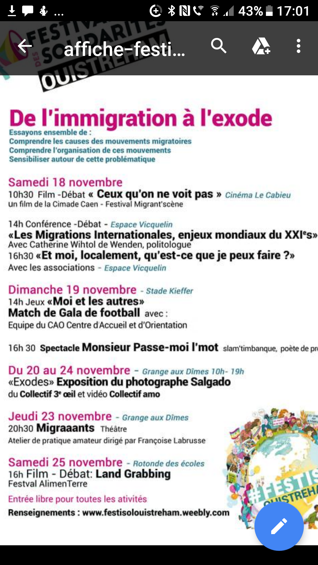 Festival  des solidarités